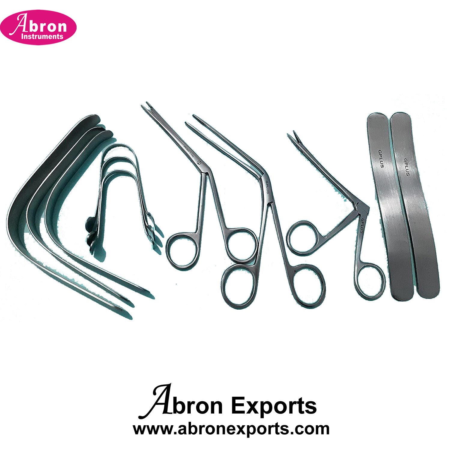 ENT Surgical Instruments set  of 6 Stainless steel Abron ABM-1504A6 